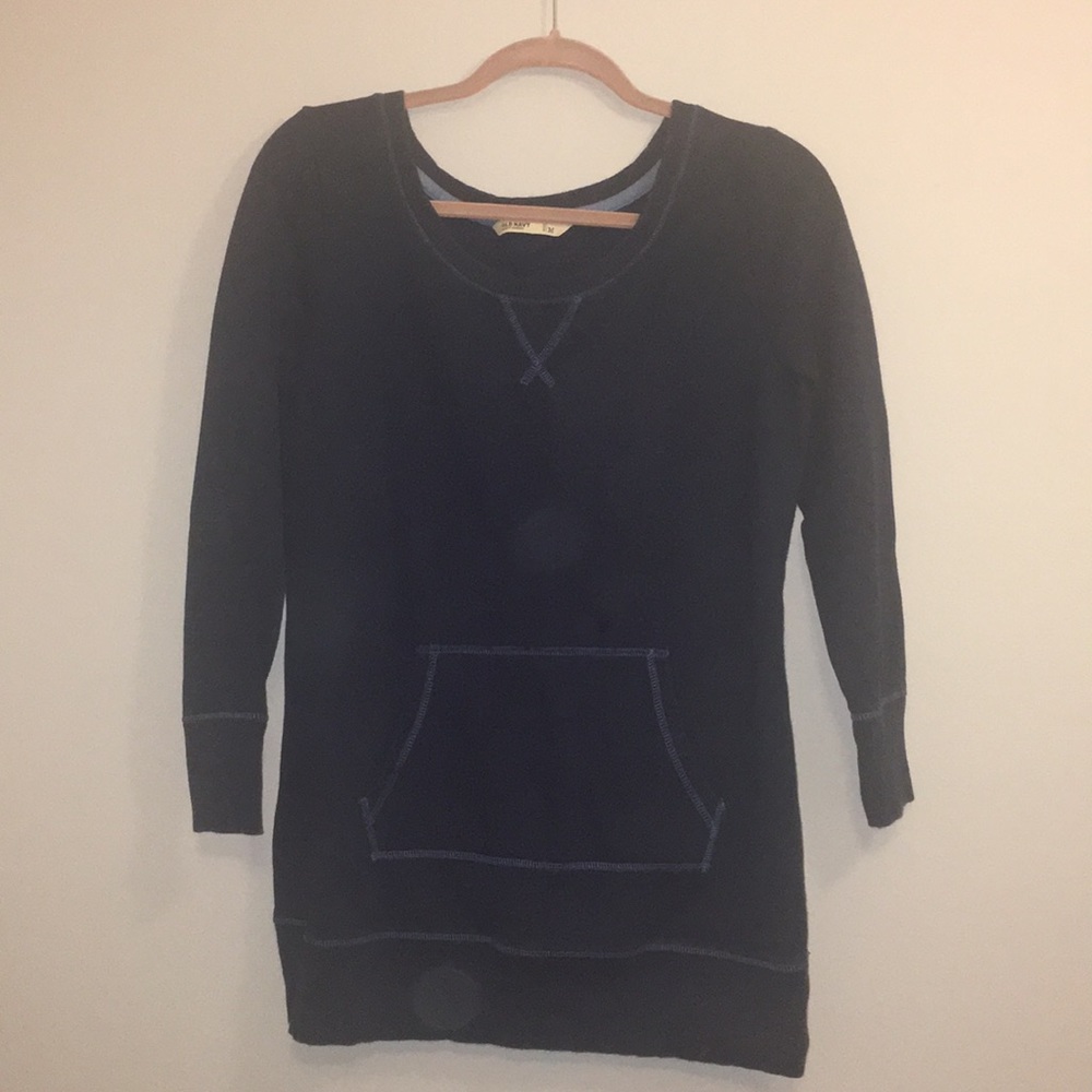 Navy tunic sweatshirt/ old navy/ Size medium